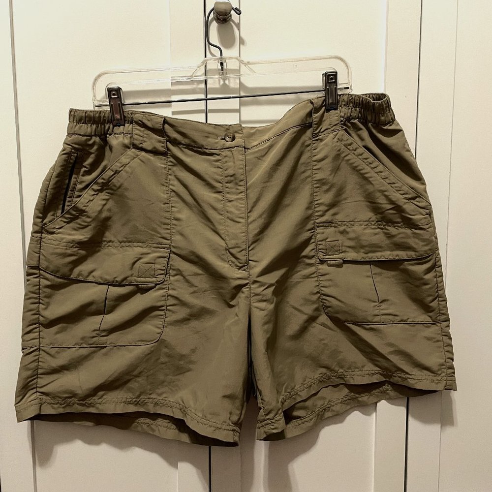 L.L. Bean Nylon Hiking Fishing Cargo Shorts